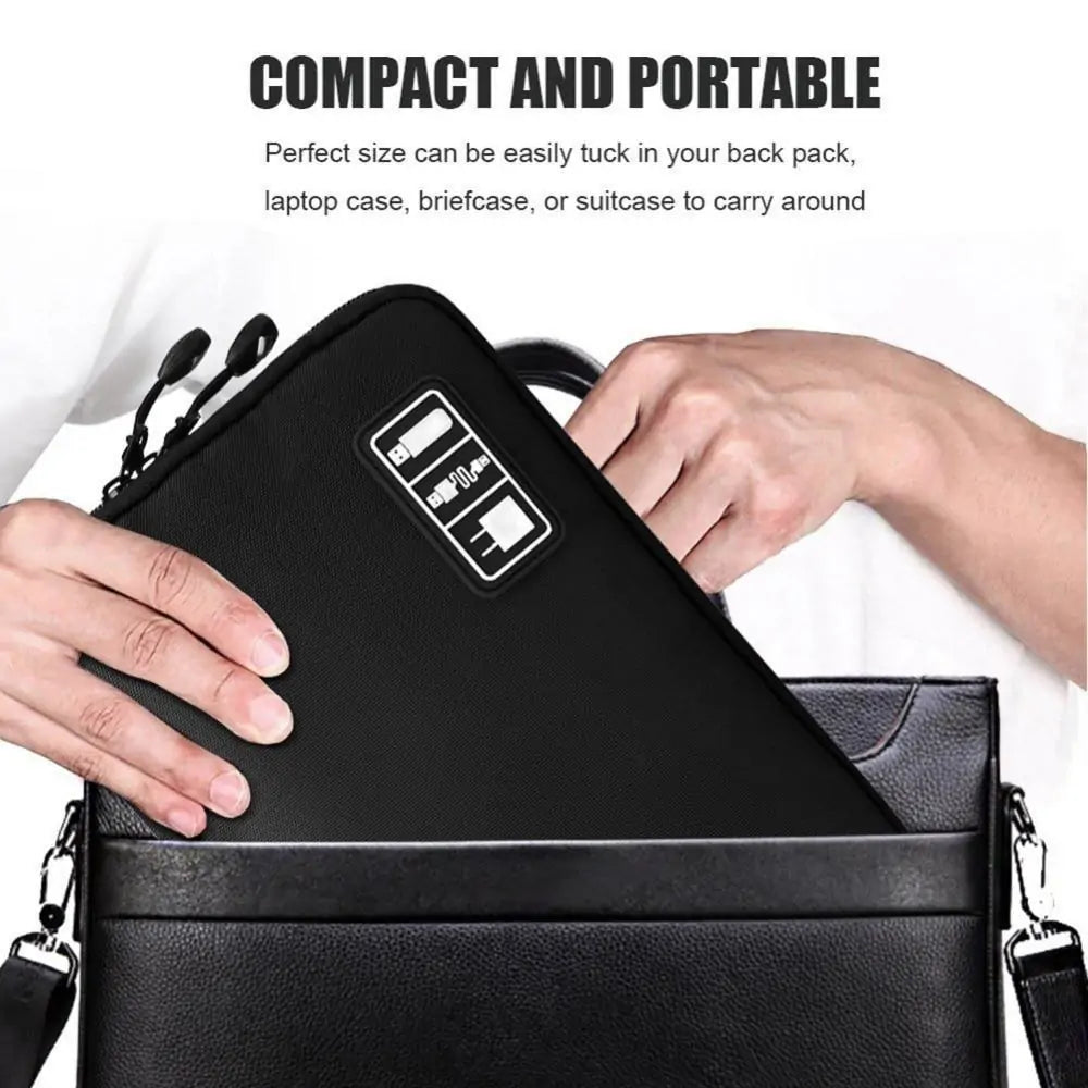 Portable Gadget Organizer Bag